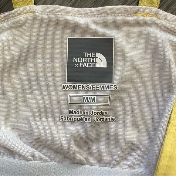 The North Face Yellow Tank Top with Built in Bra and Adjustable Straps M - Picture 9 of 12